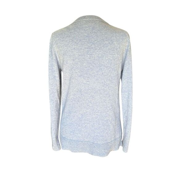 J Crew Cashmere Sweater Light Blue V Neck Womens Size Small - Picture 2 of 9